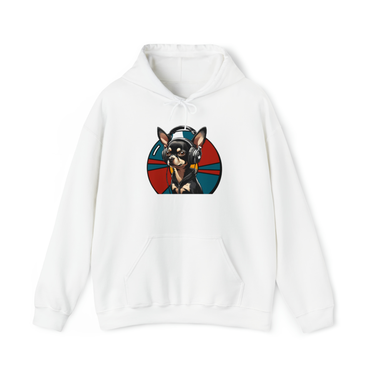 Unisex Heavy Blend™ Hoodie Sweatshirt - Hooded Chihuahua Design